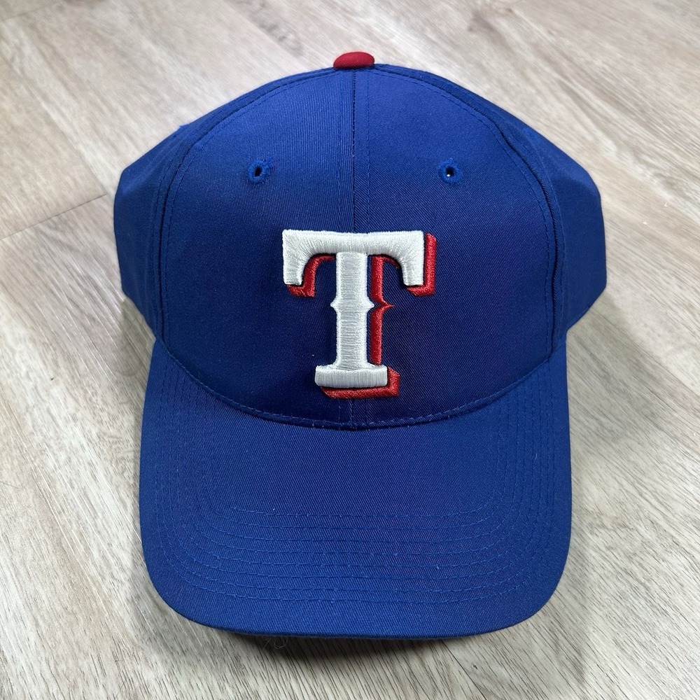 VTG Texas Rangers Snapback Hat MLB Baseball Blue Outdoor Cap